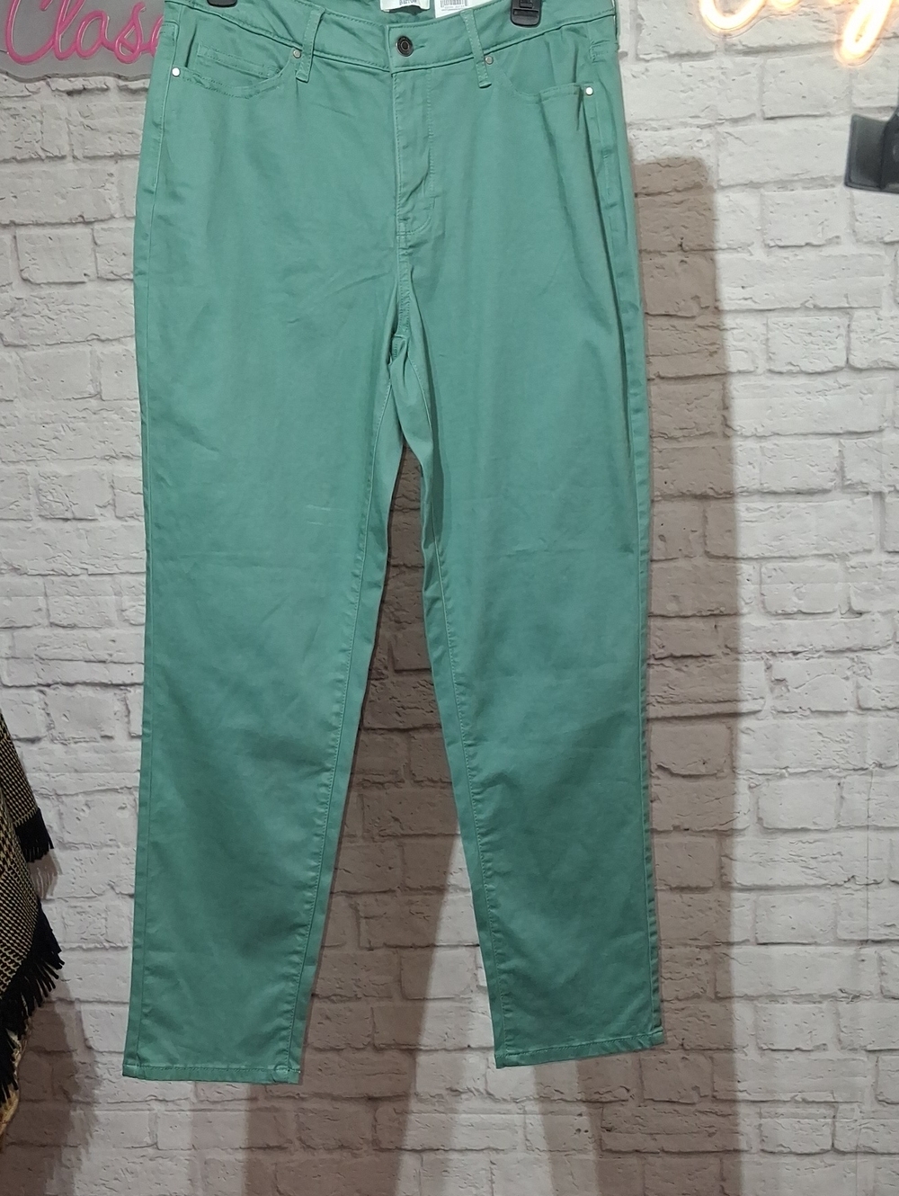 croft & barrow Teal Straight Leg Women's Pants